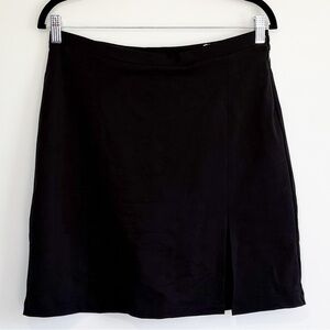 CALLAWAY Golf Skort Black Midi Mid Rise With Back Zip Black Size 8